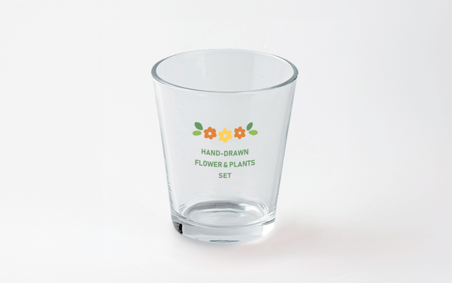 フルカラークリアグラス330ml